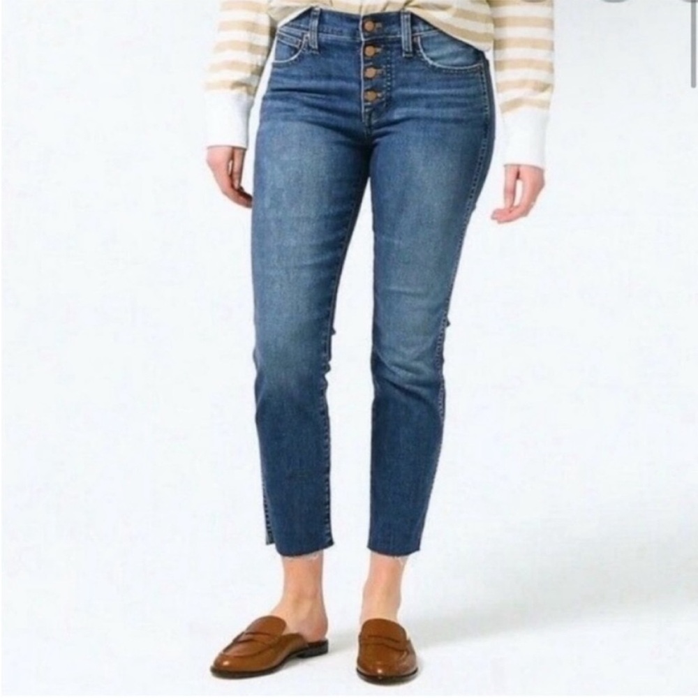 J Crew Vintage Straight Eco Jeans Button Fly 31